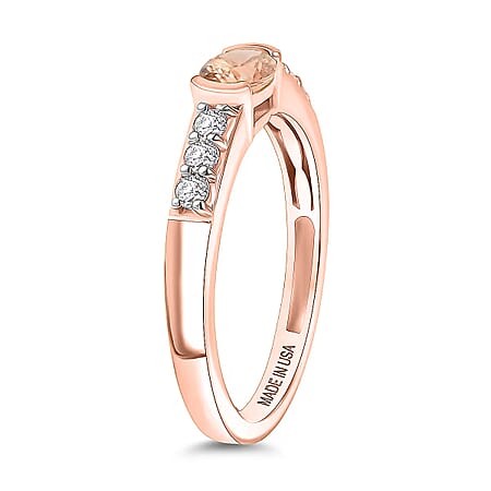 Pink Morganite / Rose Gold Over Sterling Silver / 10 - Product card gallery slide 4 (10178502328633)