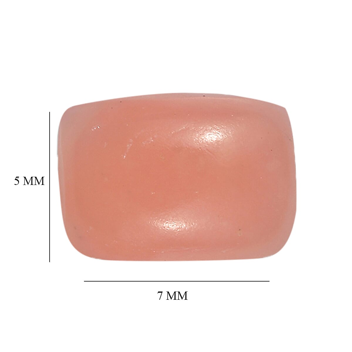 Peruvian Pink Opal Set of 3 (Cush 7x5 mm) 2.23 ctw