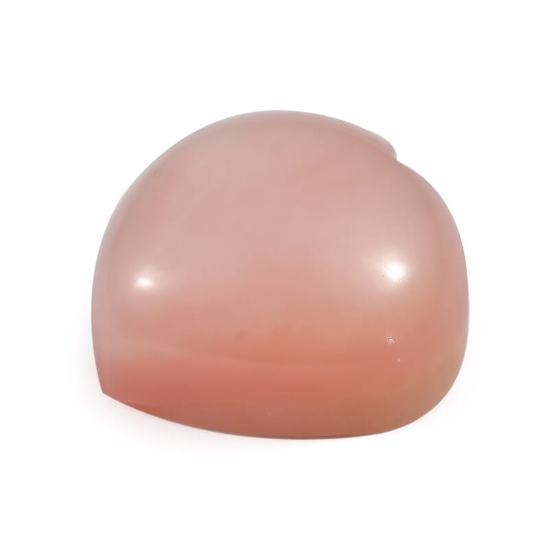 Premium Peruvian Pink Opal (Hrt 12 mm) 4.22 ctw