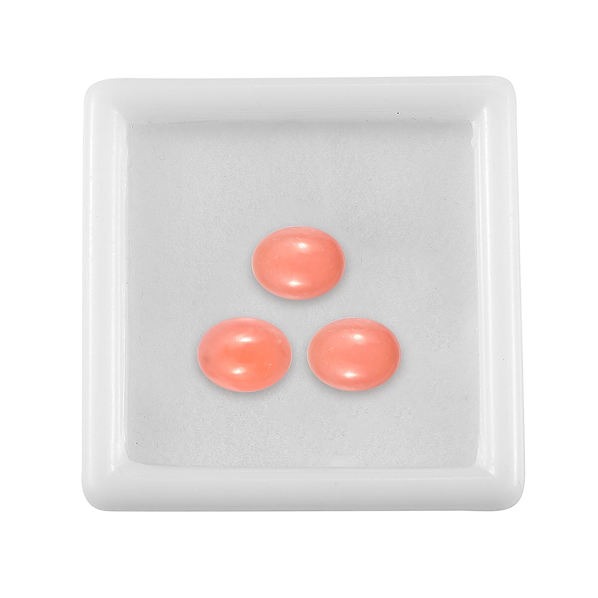 Peruvian Pink Opal Set of 3 (Ovl 9x7 mm) 4.75 ctw image number 3
