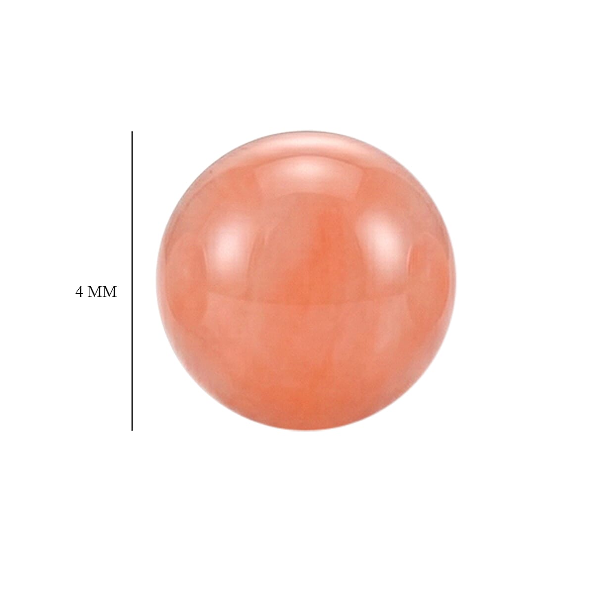 Peruvian Pink Opal Set of 6 (Rnd 4 mm) 1.33 ctw