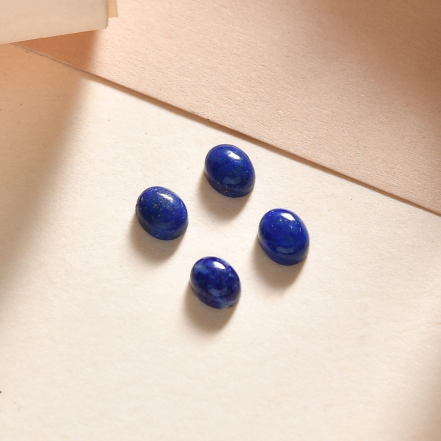 Lapis Lazuli Set of 4 (Ovl 5x4 mm) 1.62 ctw