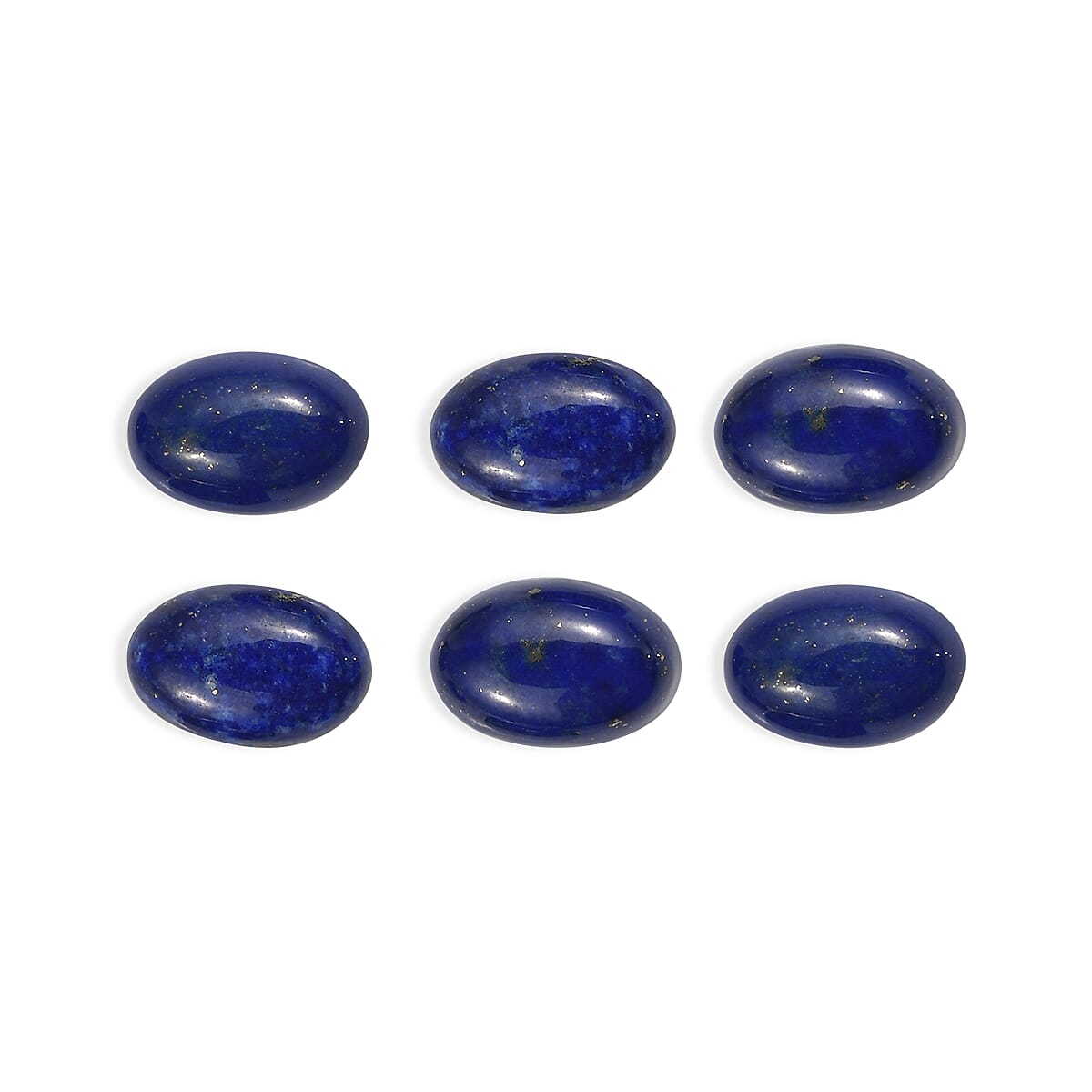 Lapis Lazuli Set of 6 (Ovl 6x4 mm) 3.52 ctw