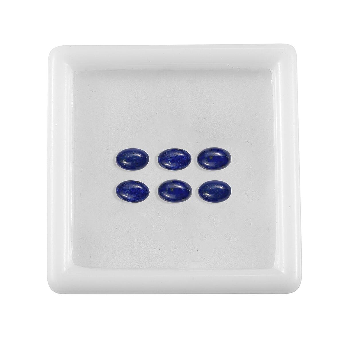 Lapis Lazuli Set of 6 (Ovl 6x4 mm) 3.52 ctw