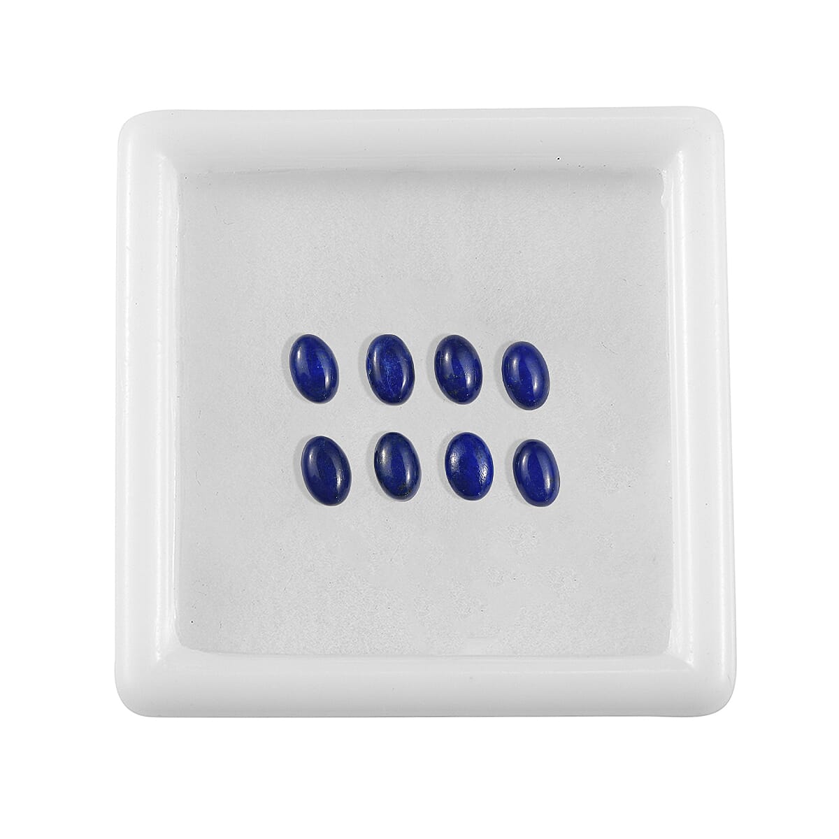 Premium Lapis Lazuli Set of 8 (Ovl 6x4 mm) 4.52 ctw