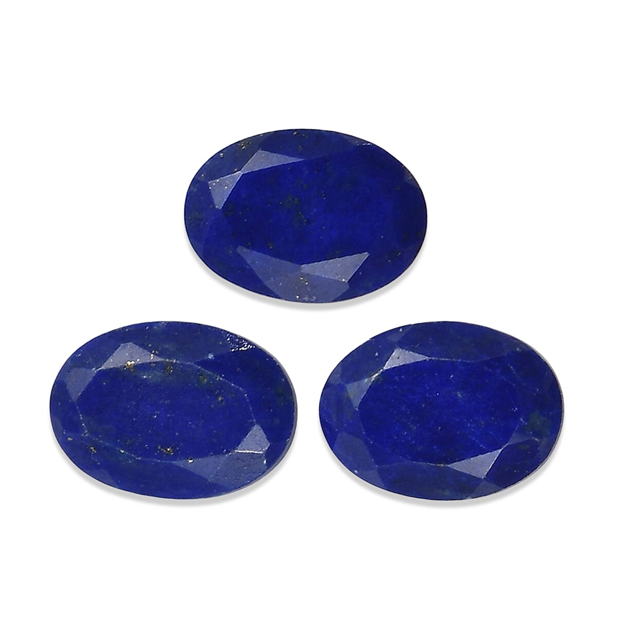 Lapis Lazuli Set of 3 (Ovl 7x5 mm) 1.86 ctw