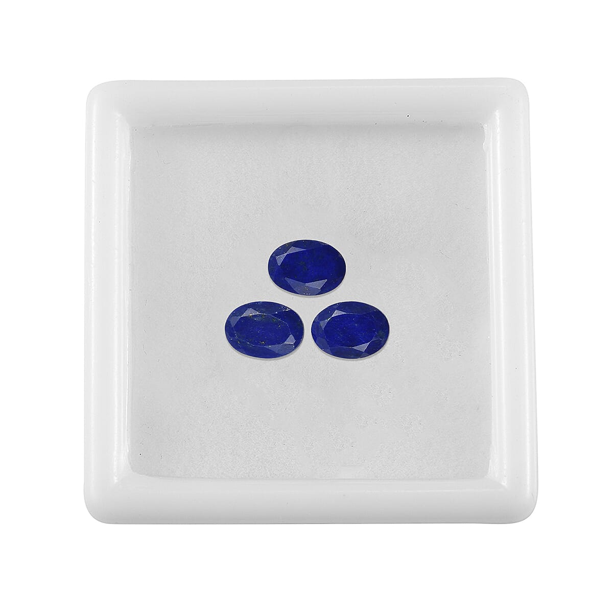 Lapis Lazuli Set of 3 (Ovl 7x5 mm) 1.86 ctw
