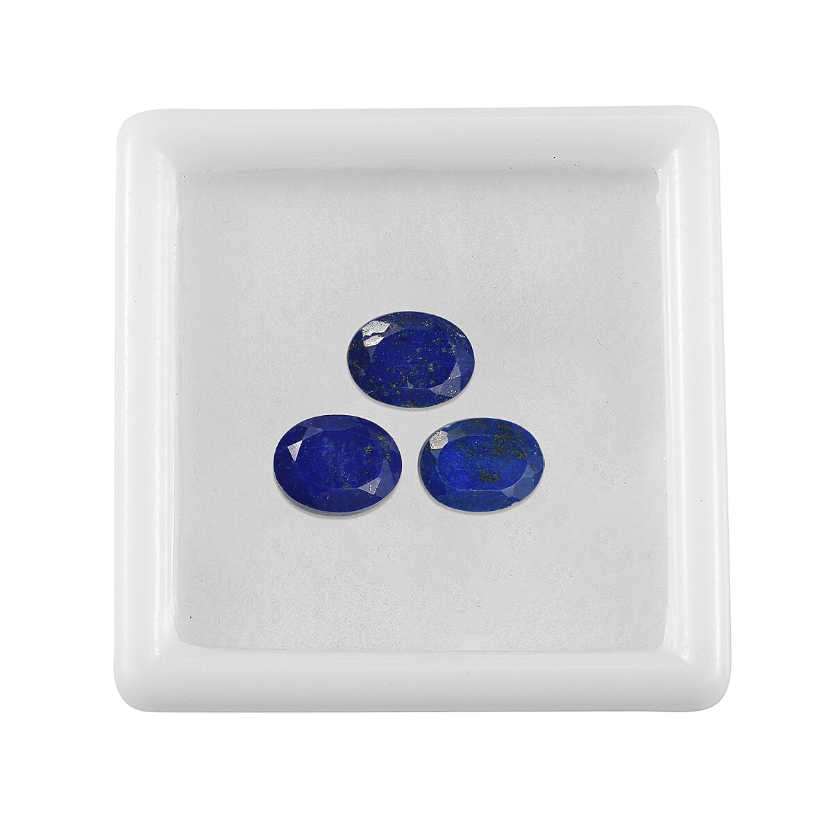 Lapis Lazuli Set of 3 (Ovl 8x6 mm) 3.28 ctw