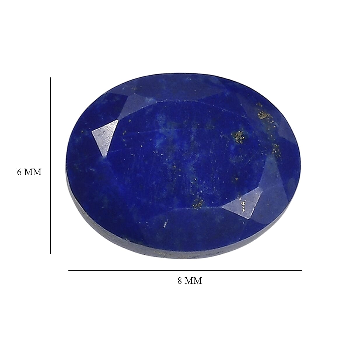 Lapis Lazuli Set of 3 (Ovl 8x6 mm) 3.28 ctw