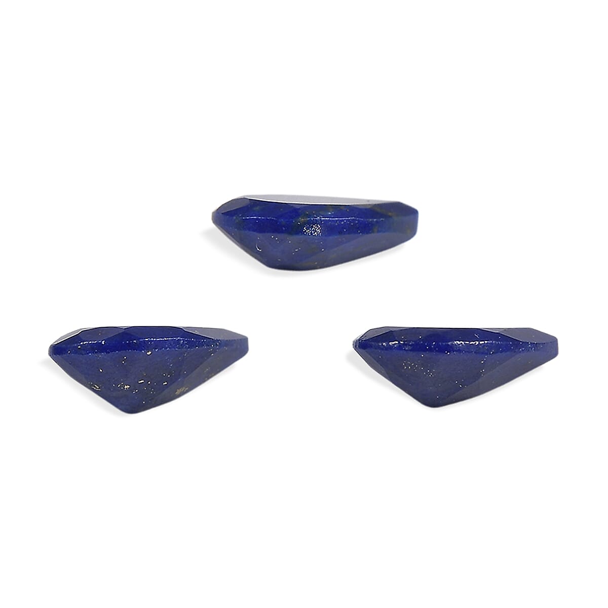Lapis Lazuli Set of 3 (Pear 6x4 mm) 0.90 ctw