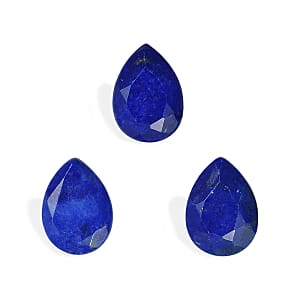 Lapis Lazuli Set of 3 (Pear 7x5 mm) 1.67 ctw