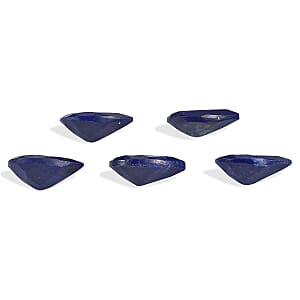 Lapis Lazuli Set of 5 (Pear 9x6 mm) 5.41 ctw