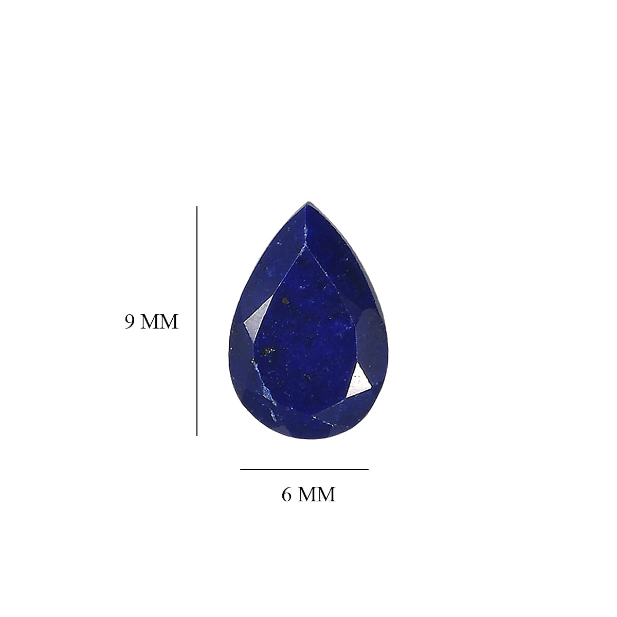Lapis Lazuli Set of 5 (Pear 9x6 mm) 5.41 ctw image number 4