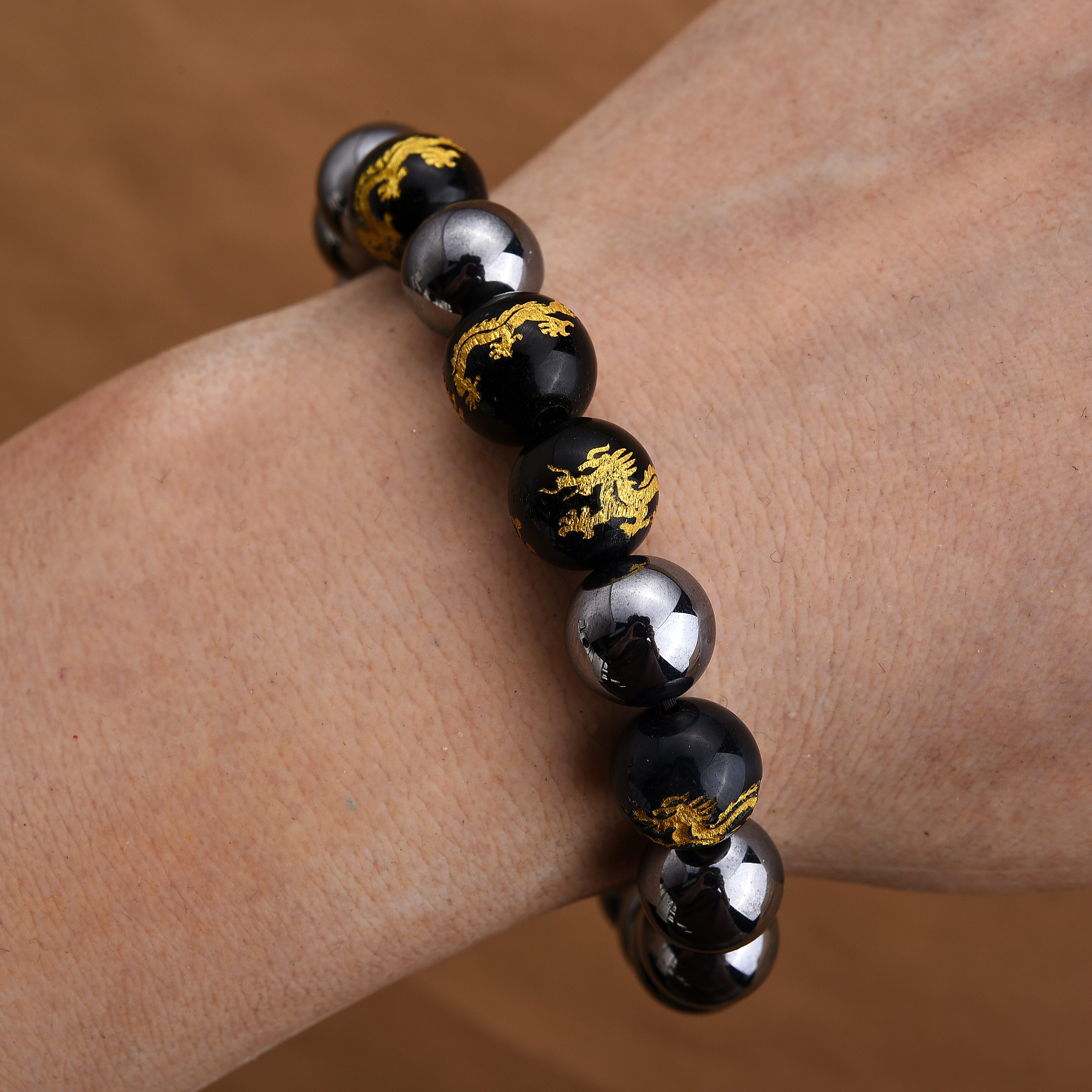 Blue Tigers Eye ,  Terahertz  Stone Bracelet 150.00 150.00 ctw