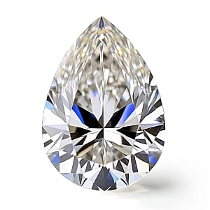 Luxuriant Lab Grown Diamond (Pear) (D, VVS2) 3.03 ctw