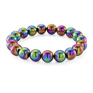 Rainbow Color Terahertz 120.00 ctw Stretch Bracelet