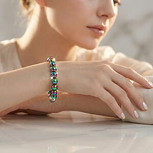 Rainbow Color Terahertz 120.00 ctw Stretch Bracelet