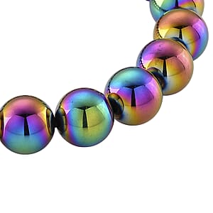 Rainbow Color Terahertz 120.00 ctw Stretch Bracelet