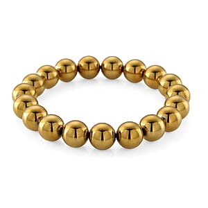 Golden Color Terahertz 120.00 ctw Stretch Bracelet