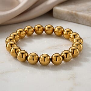 Golden Color Terahertz 120.00 ctw Stretch Bracelet