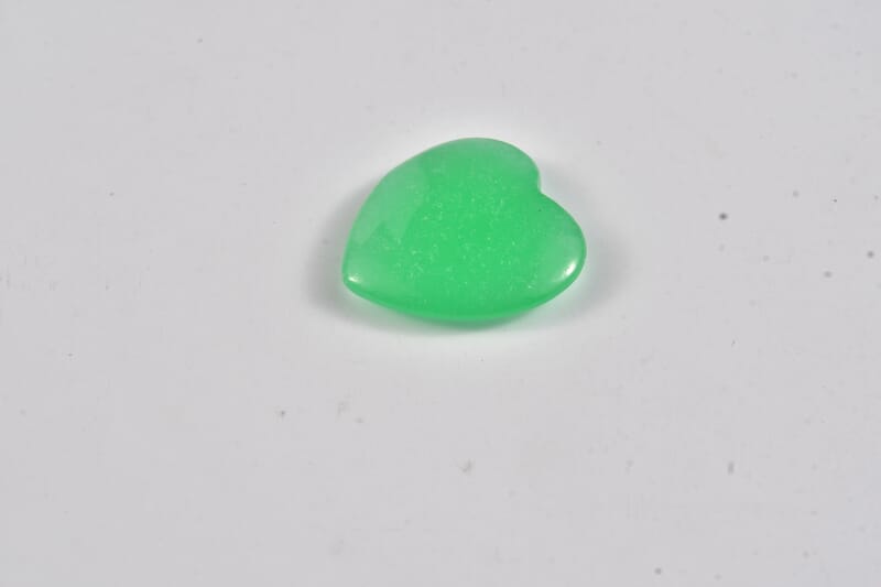 Green Jade (D) (Hrt 15 mm) 7.30 ctw