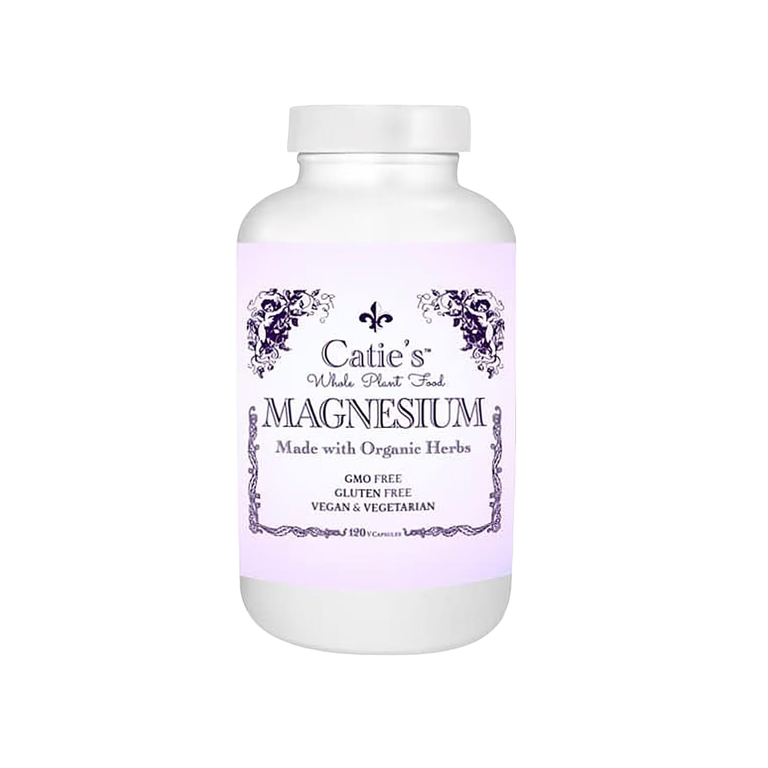 Catie's Whole Plant Food Magnesium Capsule (120 Capsules) Made in US