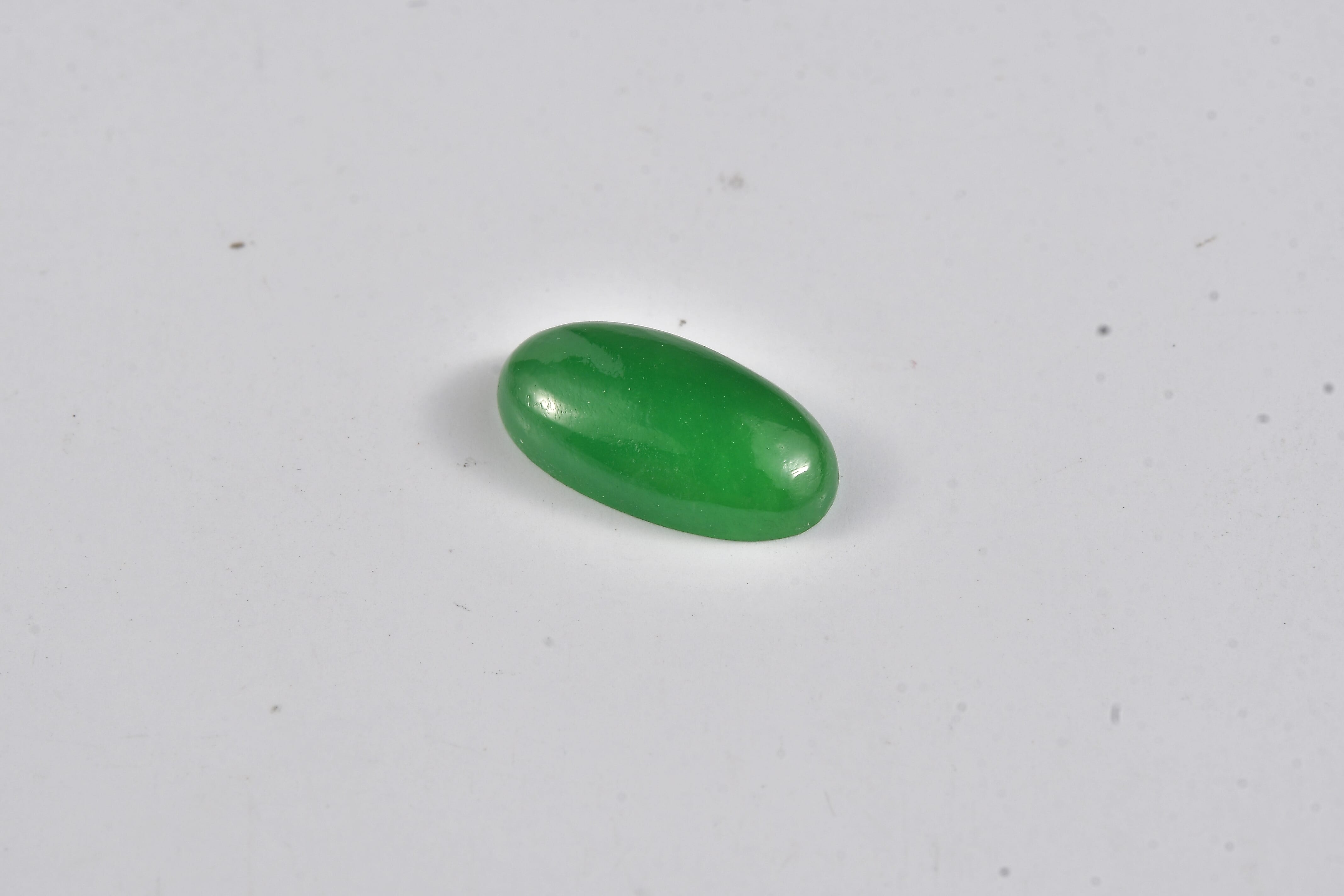 Premium Green Jade (D) (Ovl 12x6 mm) 2.23 ctw