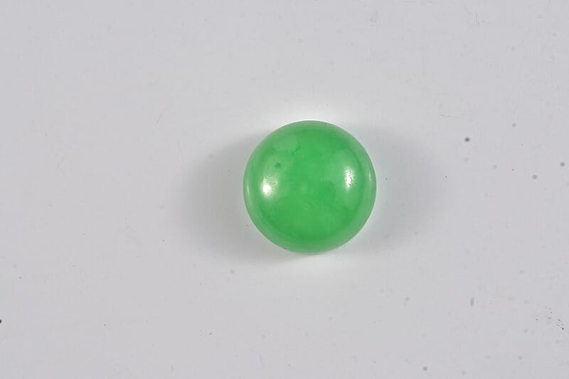 Green Jade (D) (Rnd 12 mm) 5.72 ctw