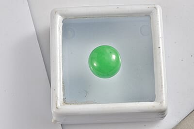 Green Jade (D) (Rnd 12 mm) 5.72 ctw