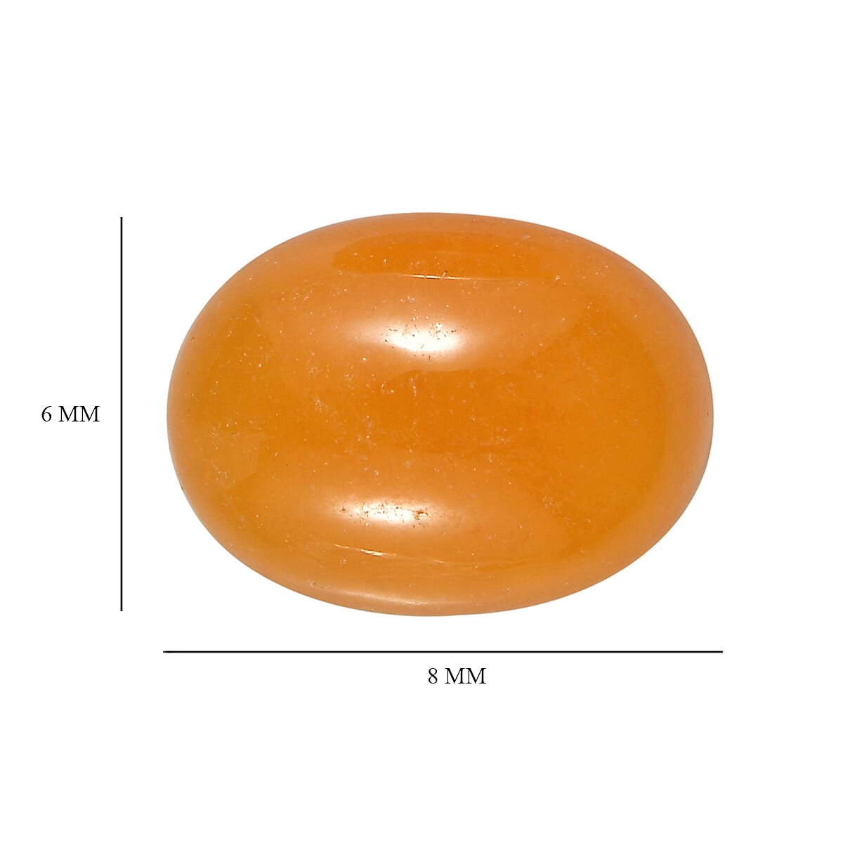 Honey Jade Set of 2 (Ovl 8x6 mm) 3.25 ctw