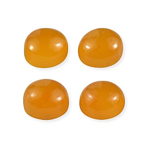 Honey Jade Set of 4 (Rnd 5 mm) 2.78 ctw