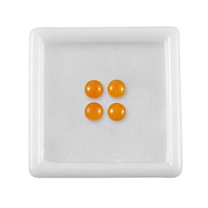 Honey Jade Set of 4 (Rnd 5 mm) 2.78 ctw