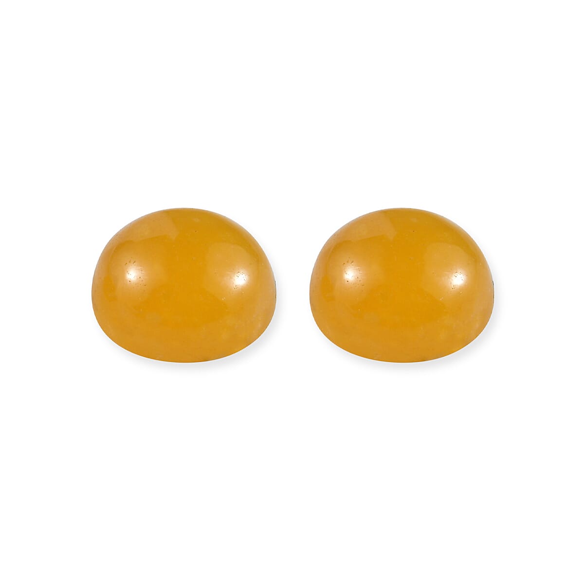 Honey Jade Set of 2 (Rnd 6 mm) 1.94 ctw