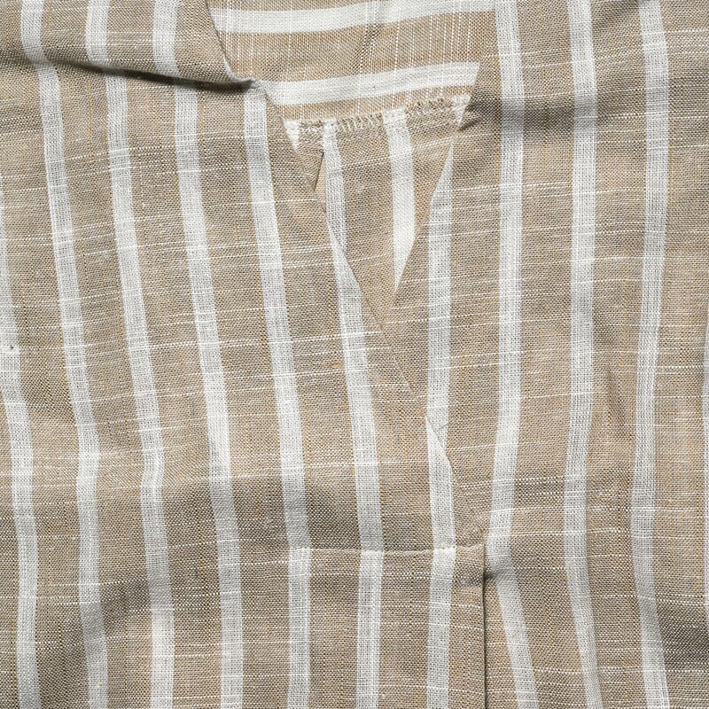 Lina Gabrielle Natural Stripe Tunic-L