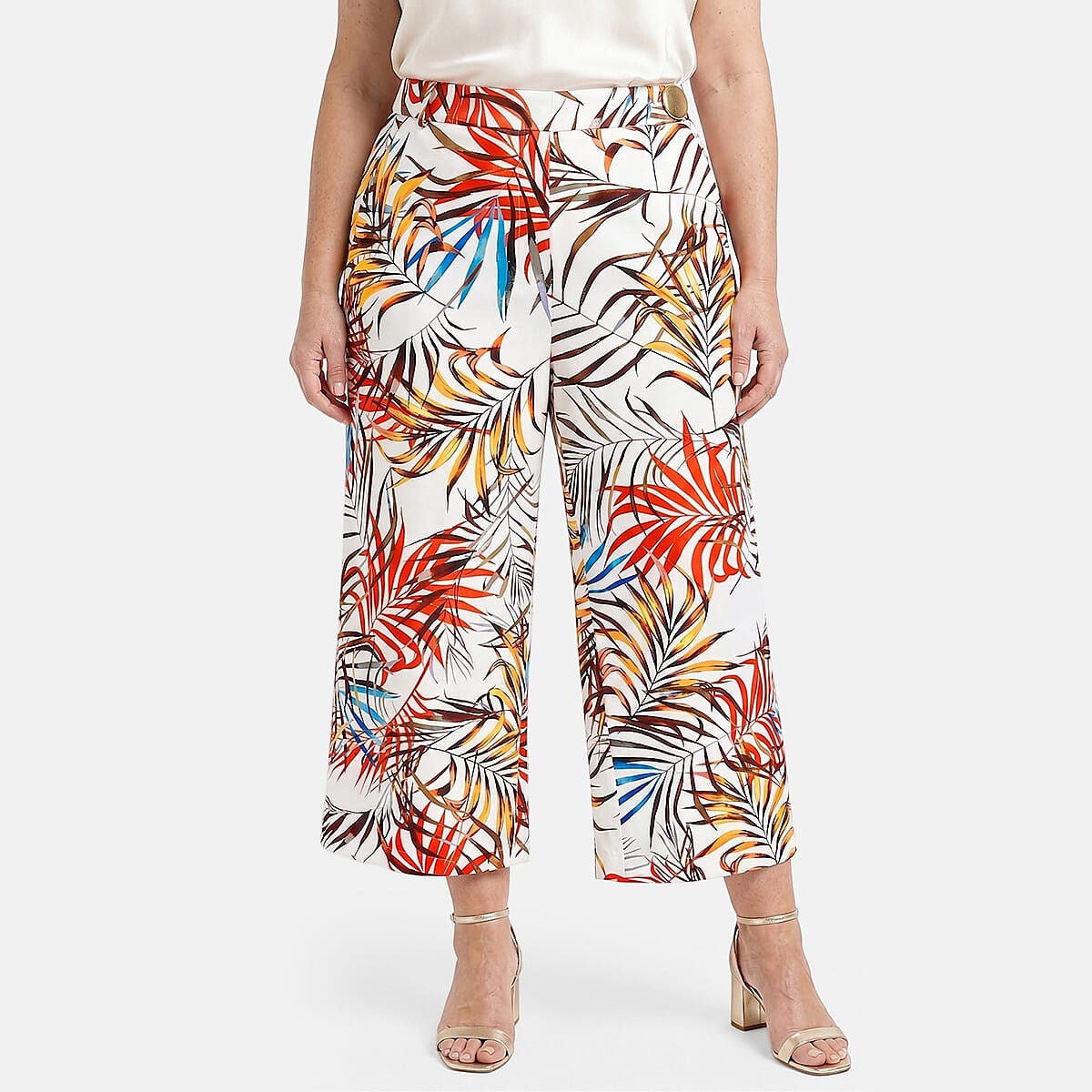Lina Gabrielle Palm Leaves Pull on Pant-4
