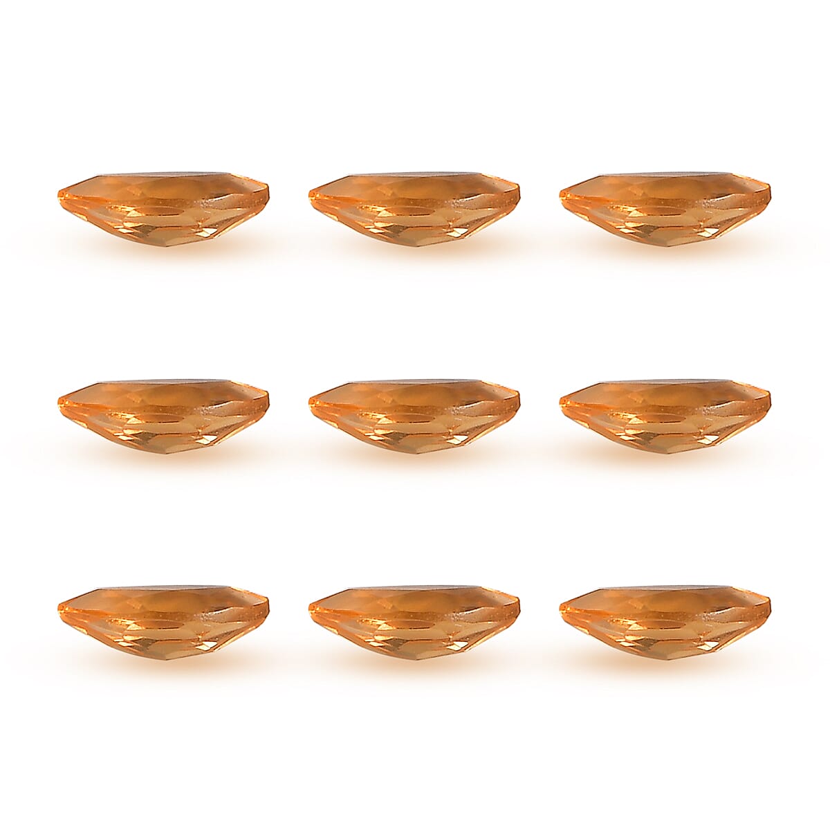 Jalisco Fire Opal Set of 9 (Mrq 5x2.5 mm) 0.86 ctw