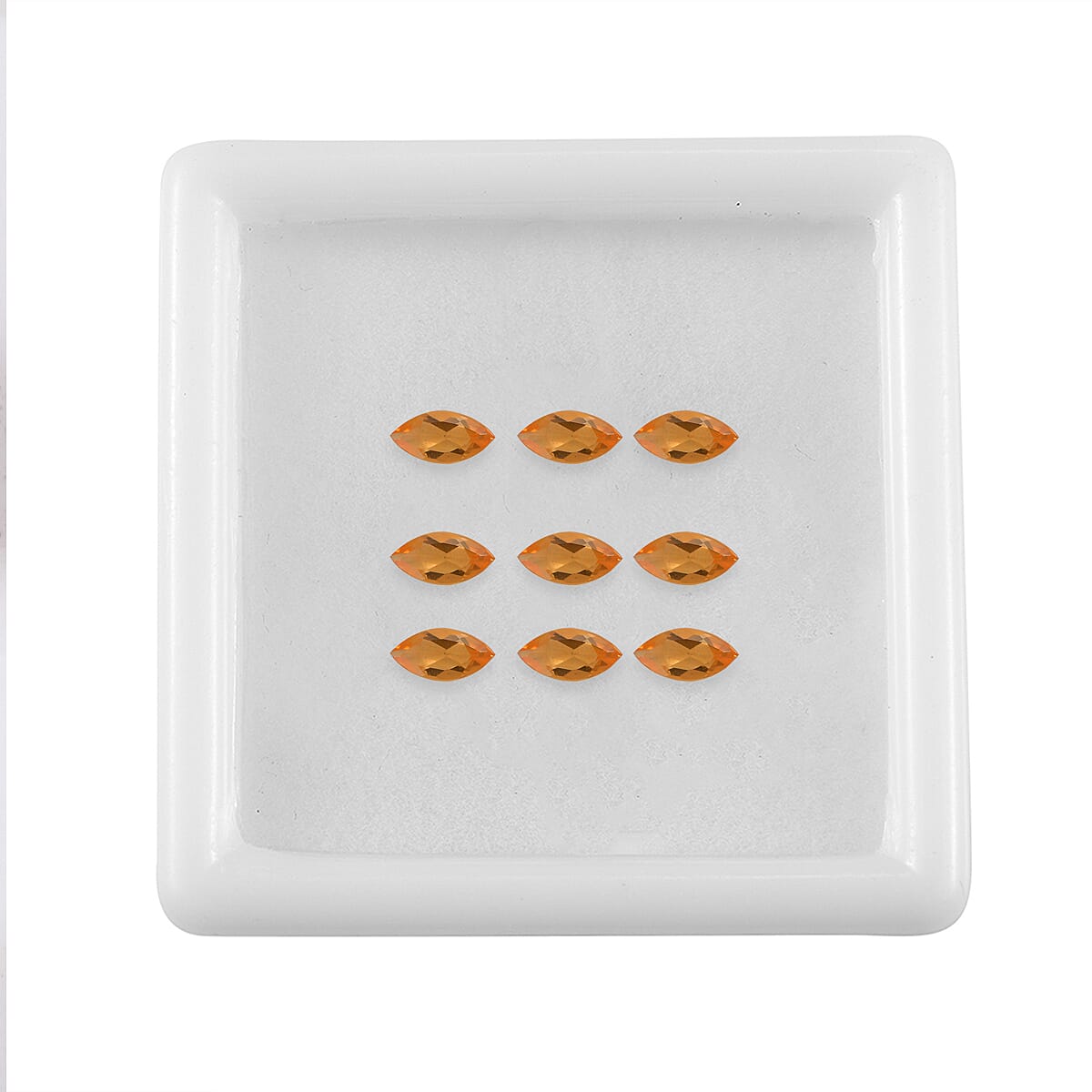 Jalisco Fire Opal Set of 9 (Mrq 5x2.5 mm) 0.86 ctw