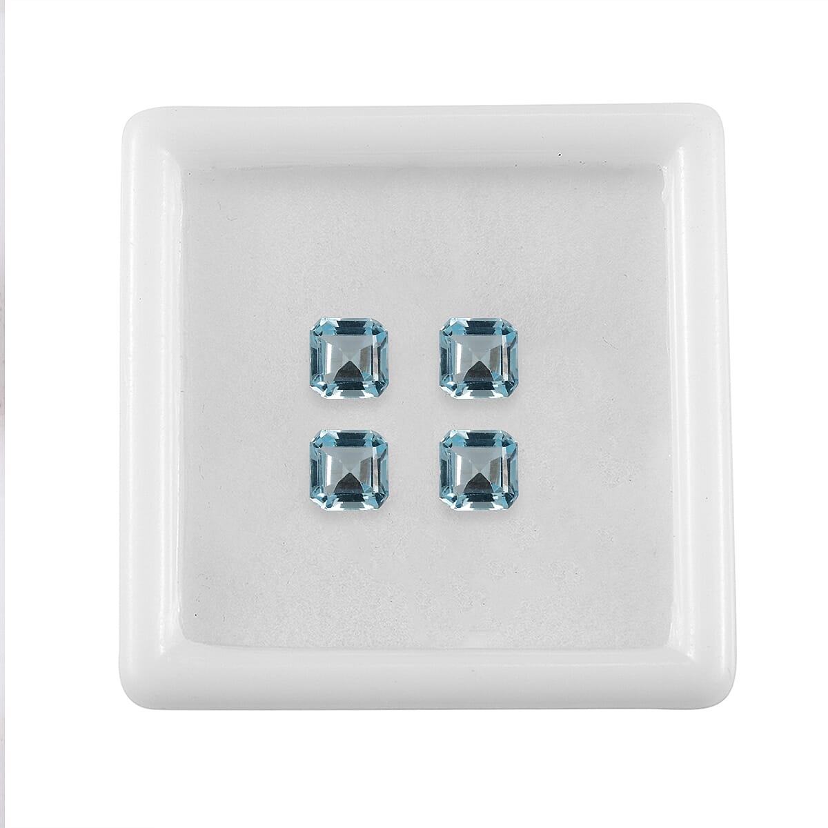 Sky Blue Topaz Set of 4 (Oct 5x5 mm) 2.80 ctw