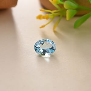 Sky Blue Topaz (Ovl 10x8 mm) 2.72 ctw