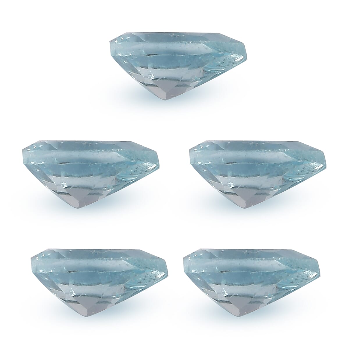 Sky Blue Topaz Set of 5 (Pear 6x4 mm) 2.77 ctw