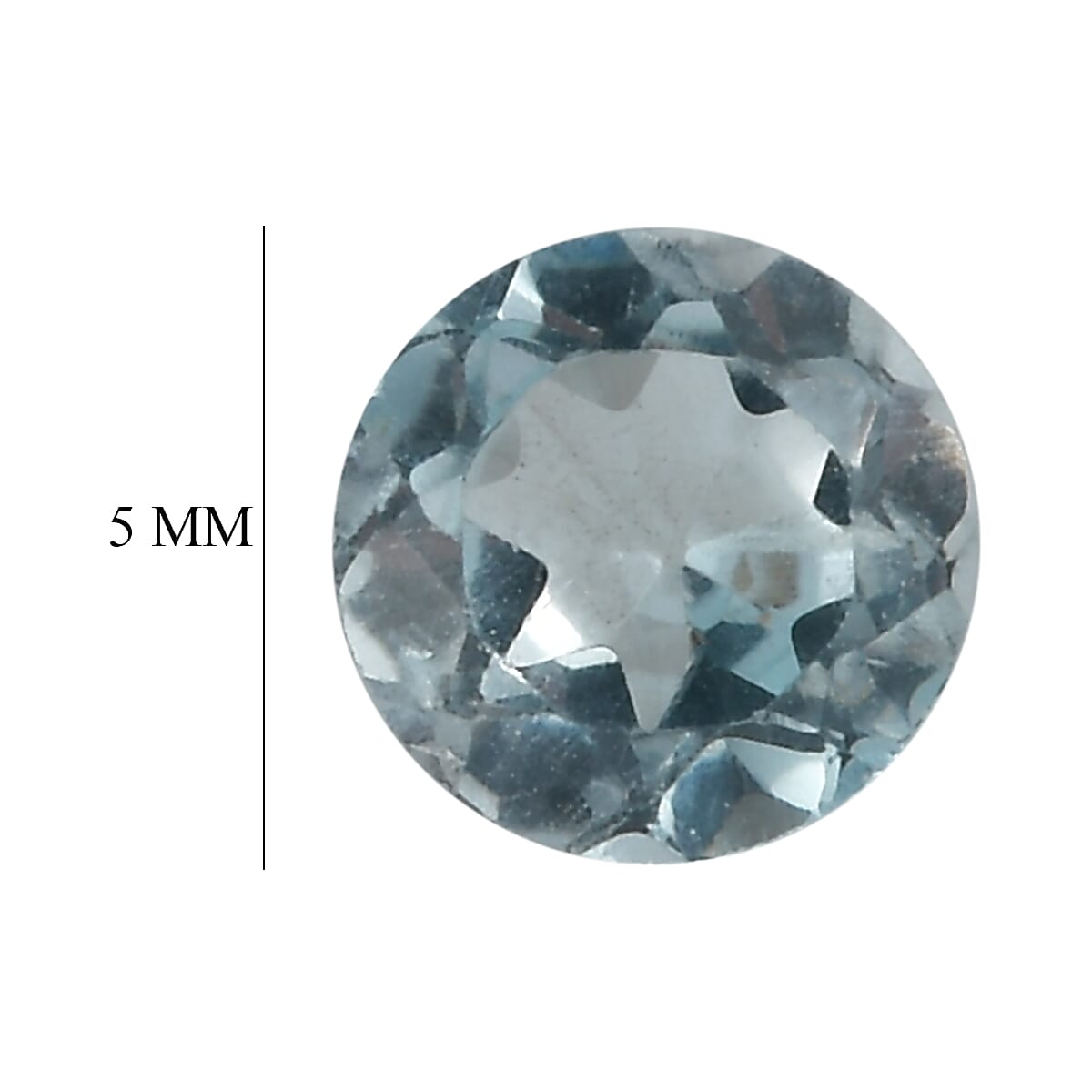 Sky Blue Topaz Set of 3 (Rnd 5 mm) 1.62 ctw