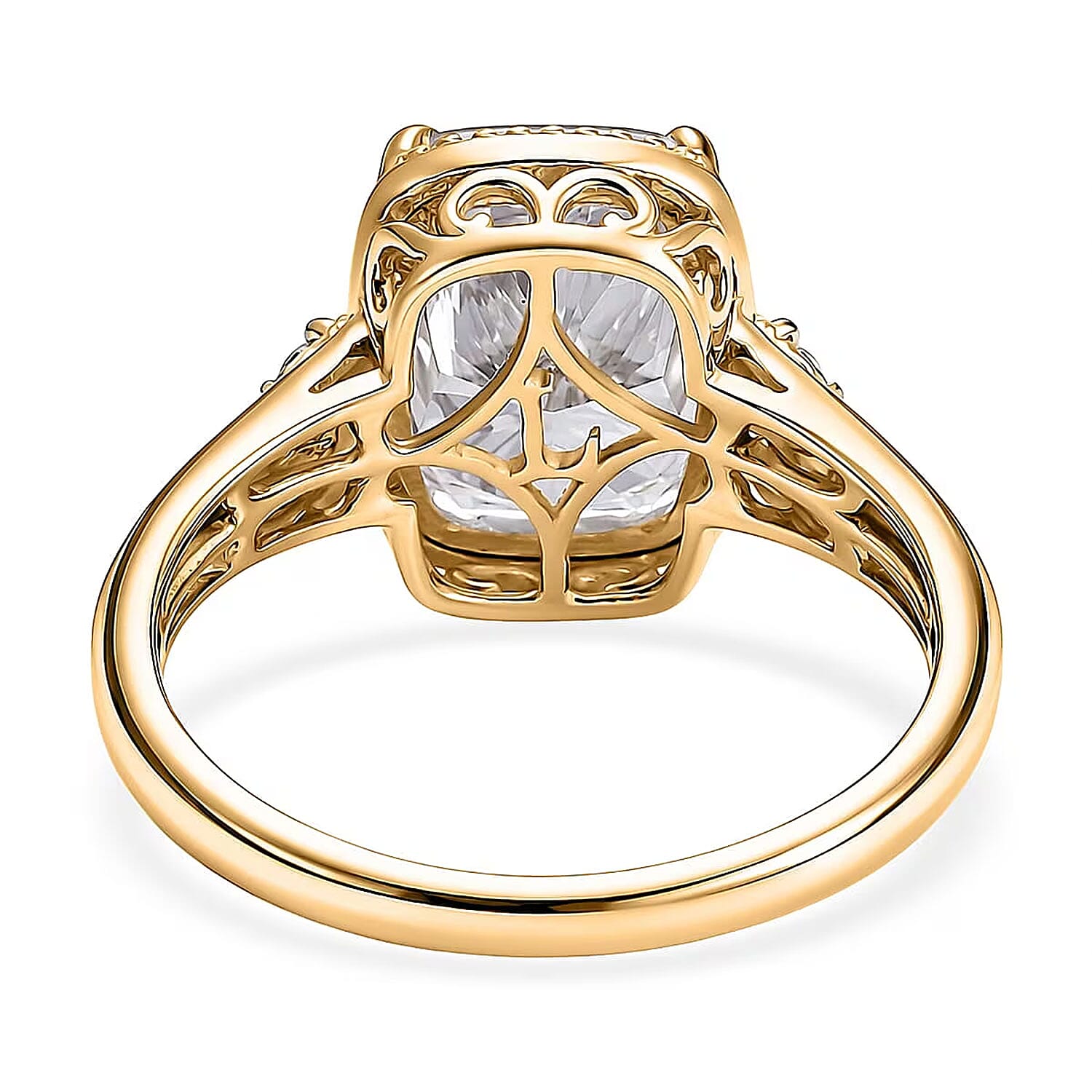 IGI Certified Luxuriant Lab Grown Diamond G VS 5.00 ctw Ring in 14K Yellow Gold (Size  10.0)