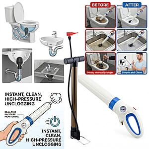 Ray Star Air Powered Drain Cleaner - White