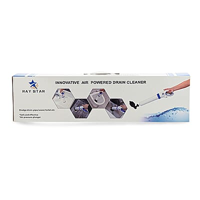 Ray Star Air Powered Drain Cleaner - White