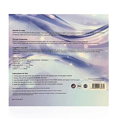 BioBloom NADH + Magnesium 1000mg Transdermal Patch