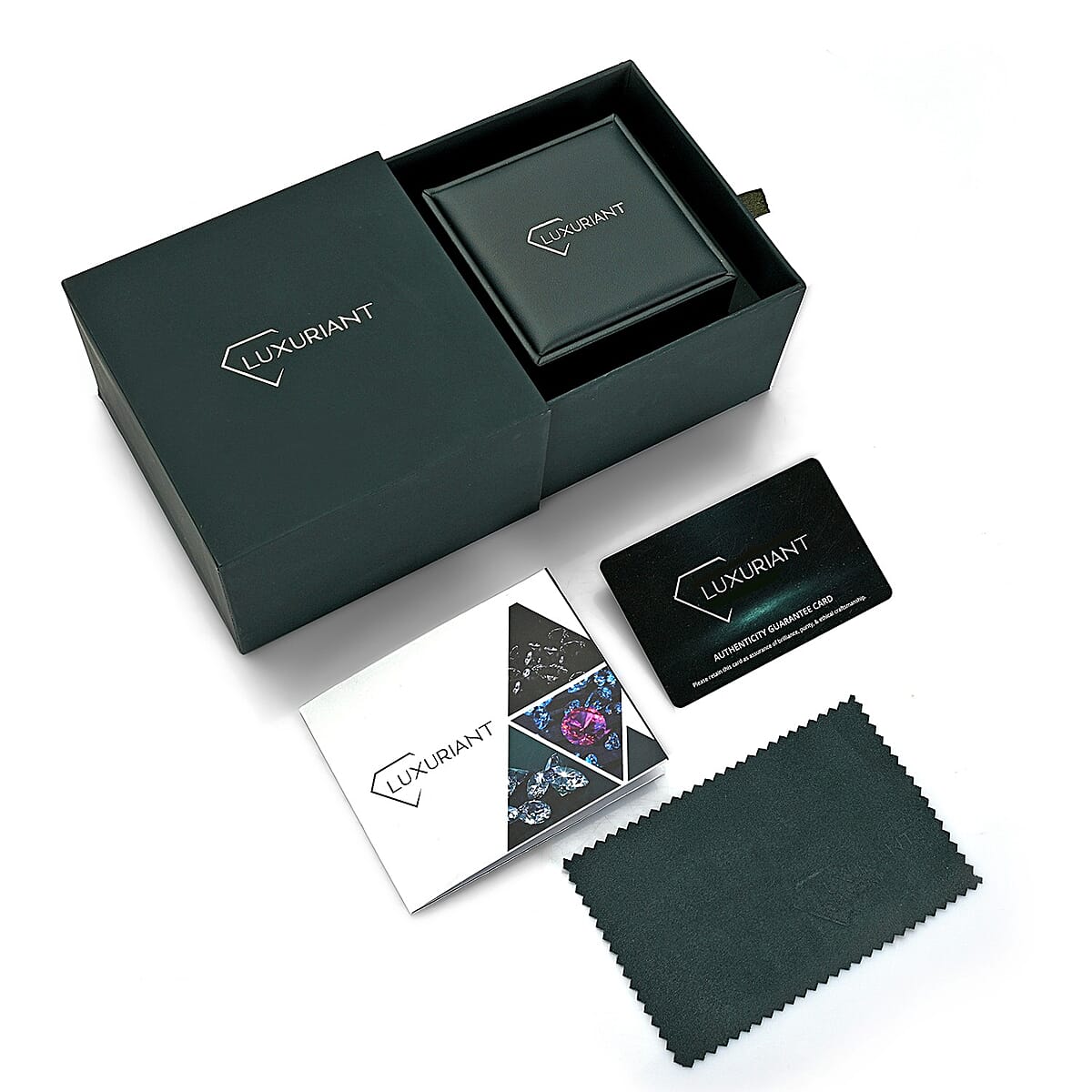 Luxuriant Lab Grown Blue Diamond (IR) 1.50 ctw Classic Solitaire Ring in Rhodium Over Sterling Silver (Size 9.0) image number 8