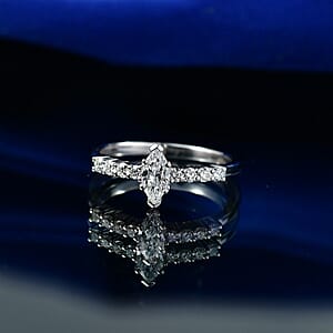 Luxuriant Lab Grown Diamond G-H SI 0.50 ctw Ring in 10K White Gold (Size 10.0)