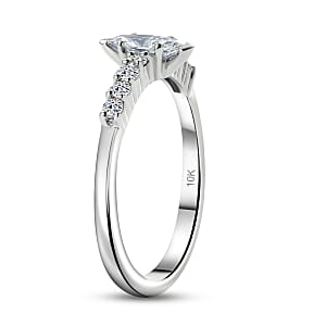 Luxuriant Lab Grown Diamond G-H SI 0.50 ctw Ring in 10K White Gold (Size 10.0)