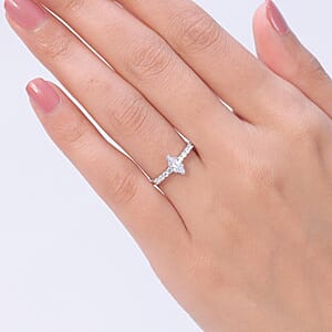 Luxuriant Lab Grown Diamond G-H SI 0.50 ctw Ring in 10K White Gold (Size 7.0)