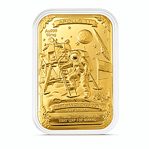 Apollo 11 24k Gold Embossed Sheet 10mg